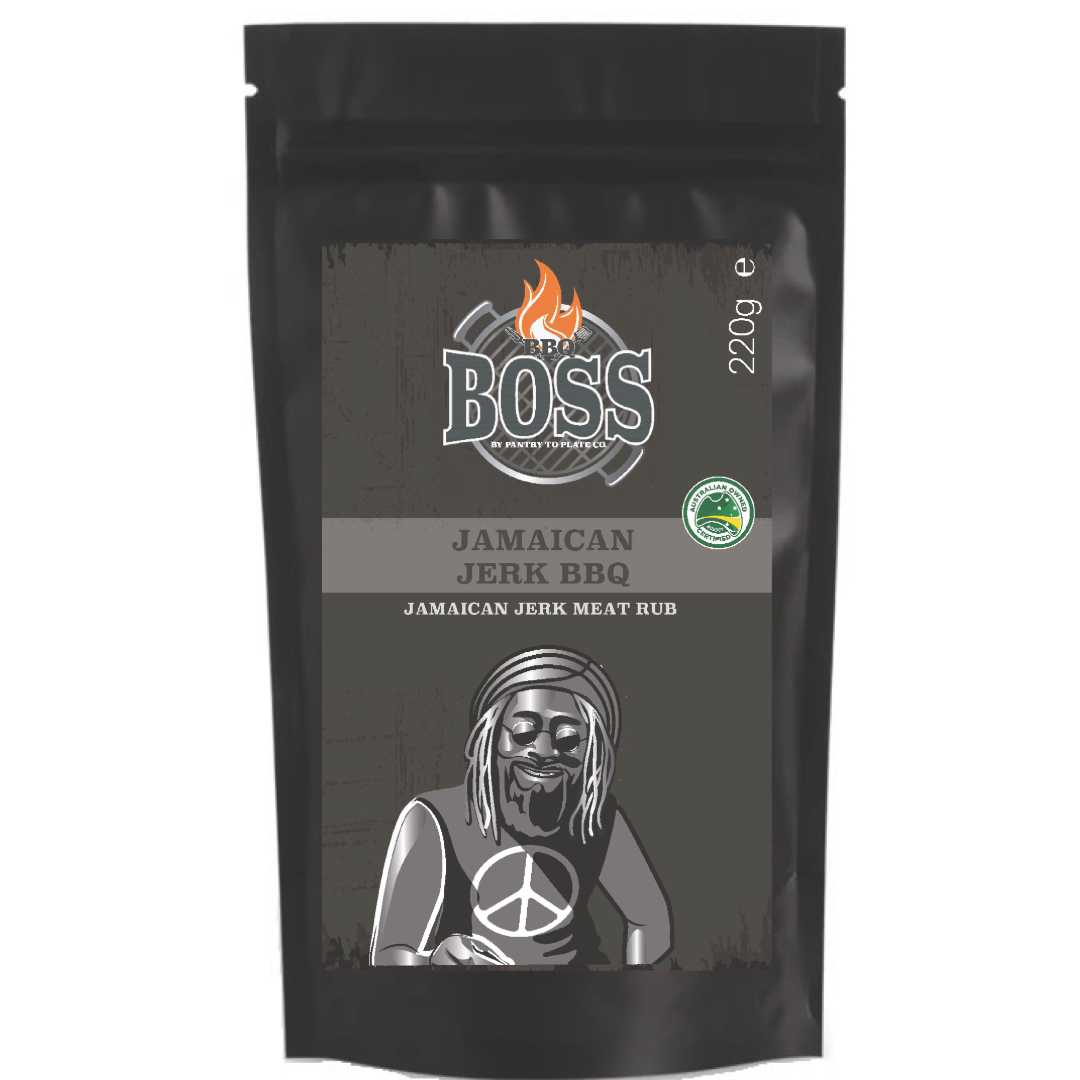 BBQ BOSS Jamaican Jerk BBQ Meat Rub Pouch