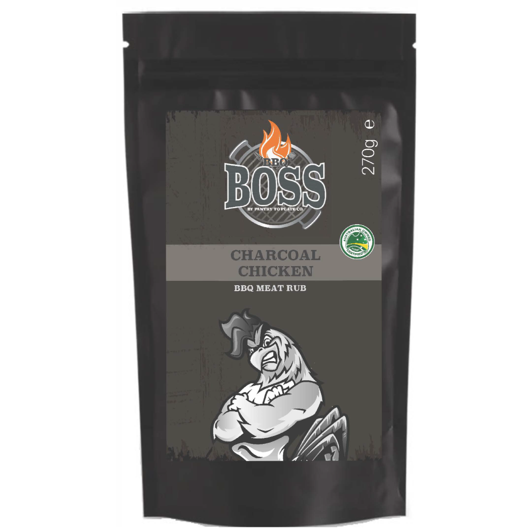 BBQ BOSS Charcoal Chicken BBQ Meat Rub Pouch